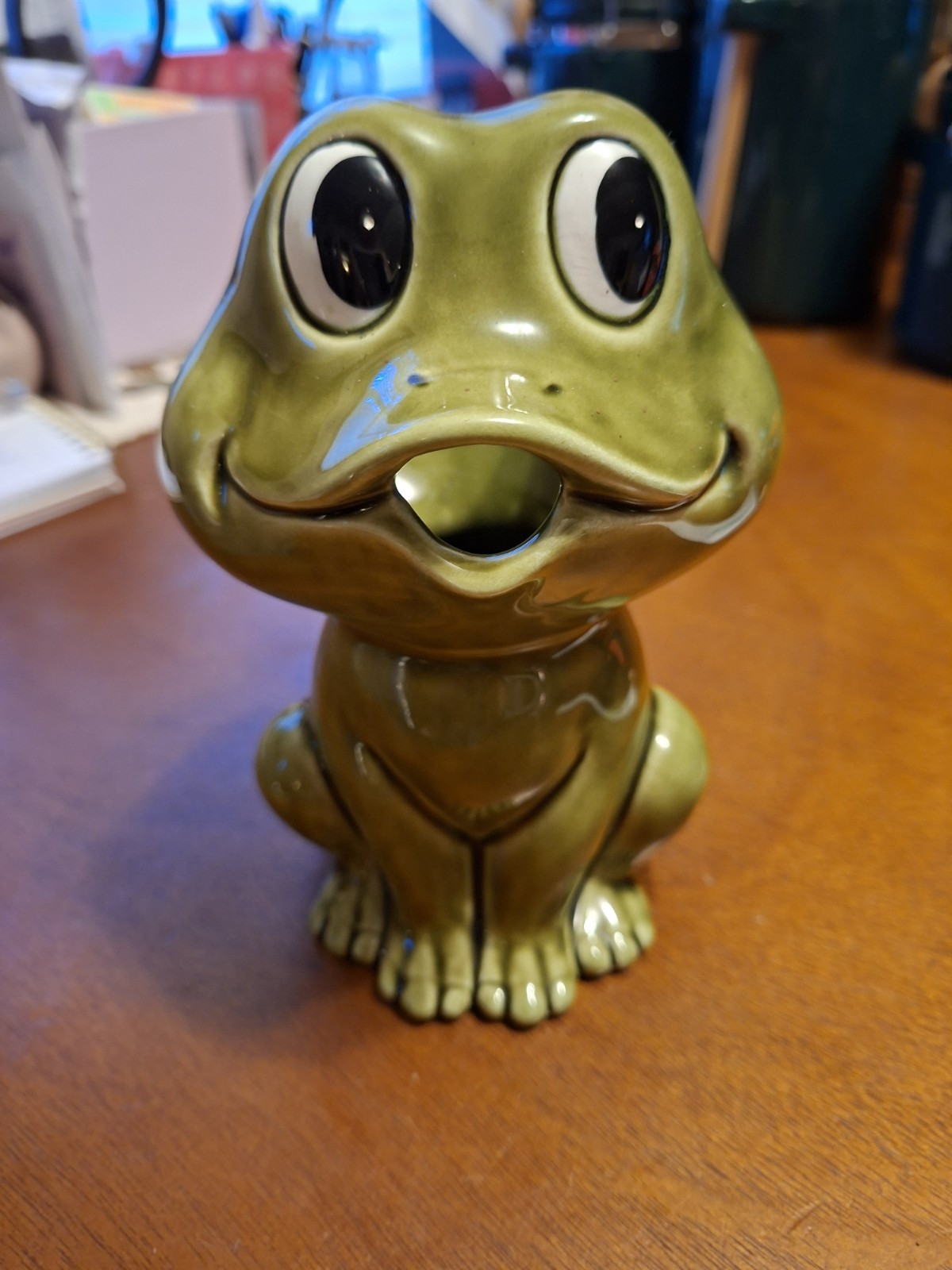 Vintage 1978 Sears Neil The Frog Ceramic Pitcher Creamer Japan Retro Kitschy Vintage 1978 Sears Neil The Frog Ceramic Pitcher Creamer Japan Retro Kitschy