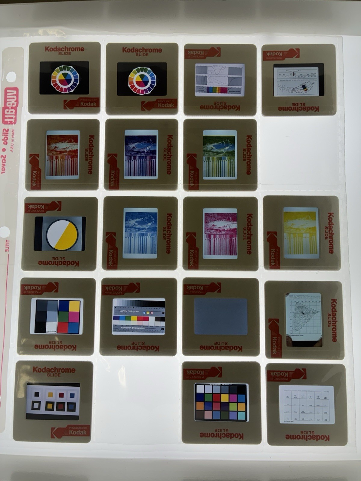  Edwin H. Land Color Vision Teaching File Kodachrome Slides Scientific American