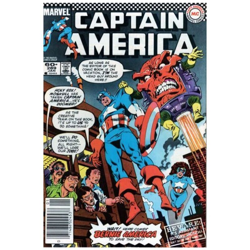 Captain America (1968 series) #289 Newsstand in VF minus cond. Marvel comics [v\\