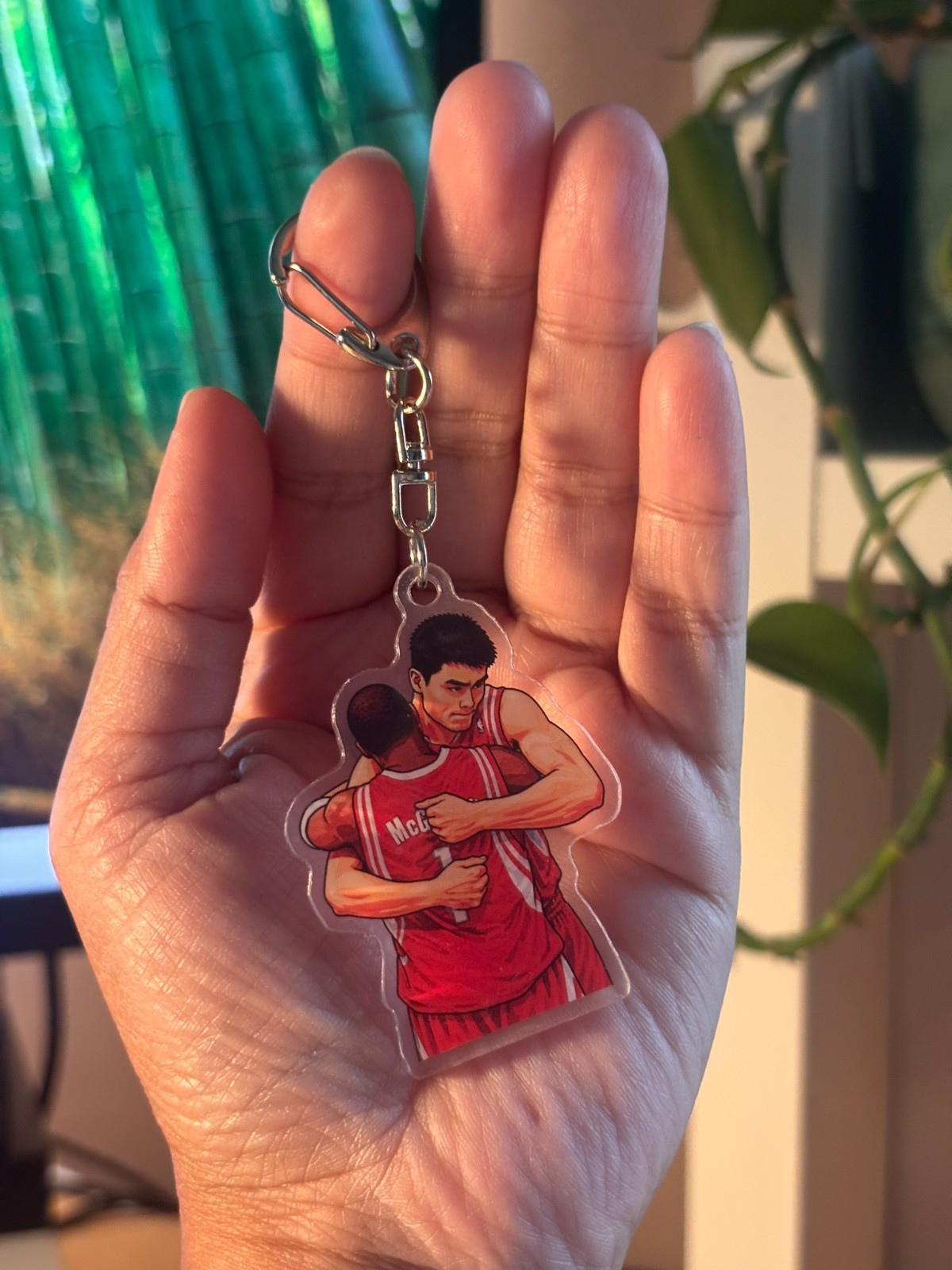 NBA Tracy McGrady Yao Ming Houston Rockets Acrylic Keychain Basketball T-Mac NBA Tracy McGrady Yao Ming Houston Rockets Acrylic Keychain Basketball T-Mac