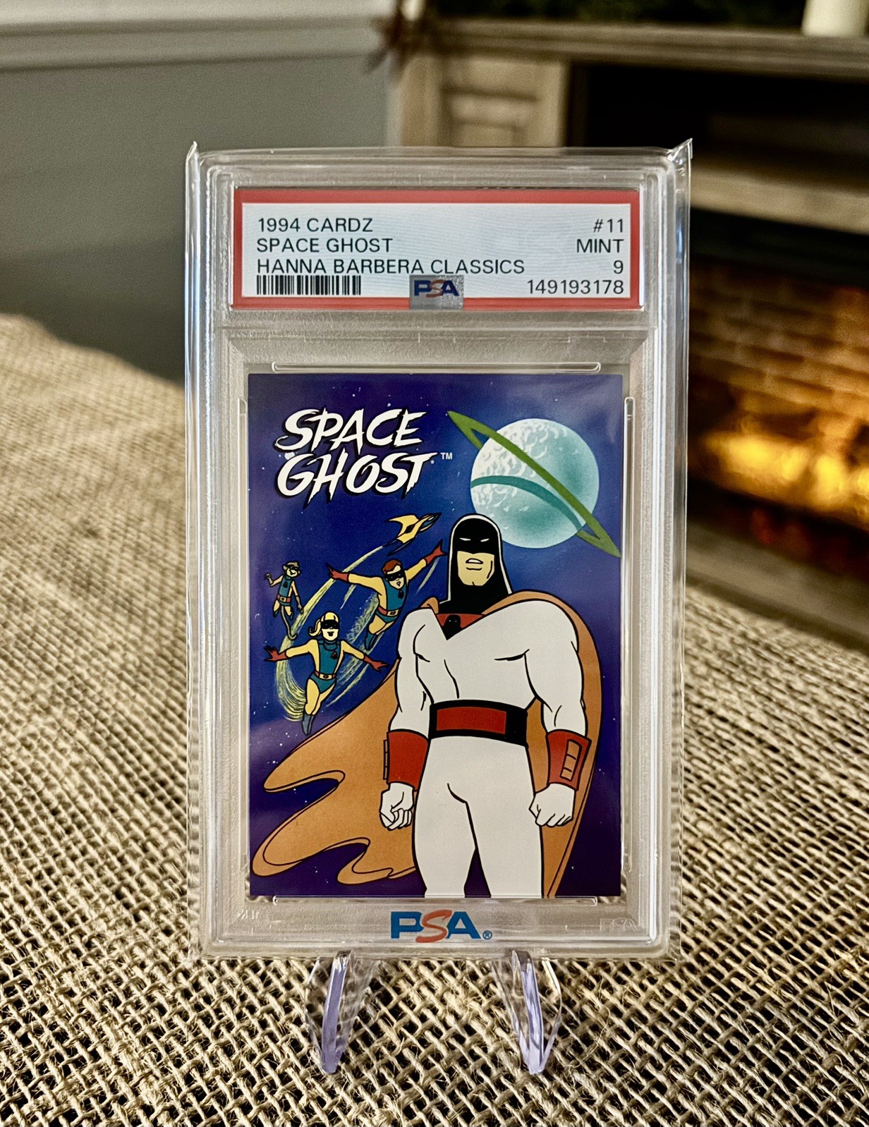 Space Ghost 1994 Cardz Hanna Barbera Classics #11 PSA 9 MINT Coast To Coast 