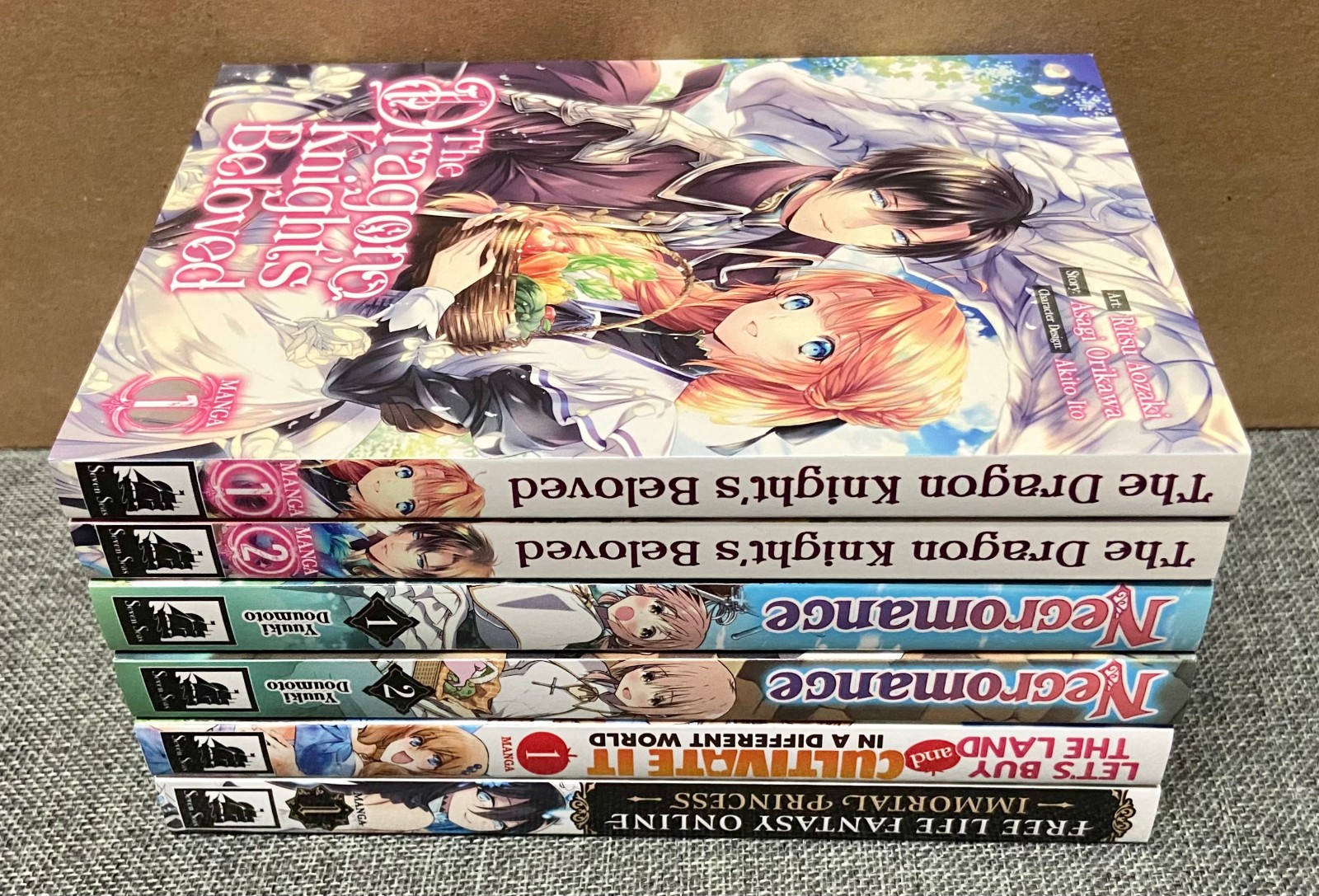 The Dragon Knight's Beloved Vol 1-2 Necromance Vol 1-2 Fantasy English Manga Lot The Dragon Knight's Beloved Vol 1-2 Necromance Vol 1-2 Fantasy English Manga Lot