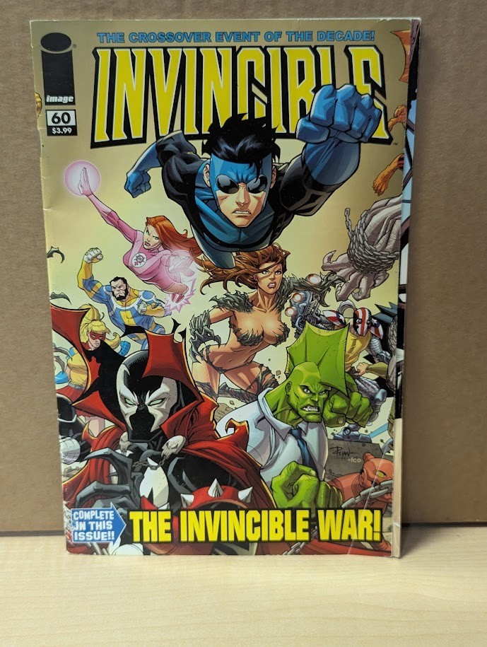 Invincible #60: Invincible War (Image Comics 2009) Crossover Wraparound Cover