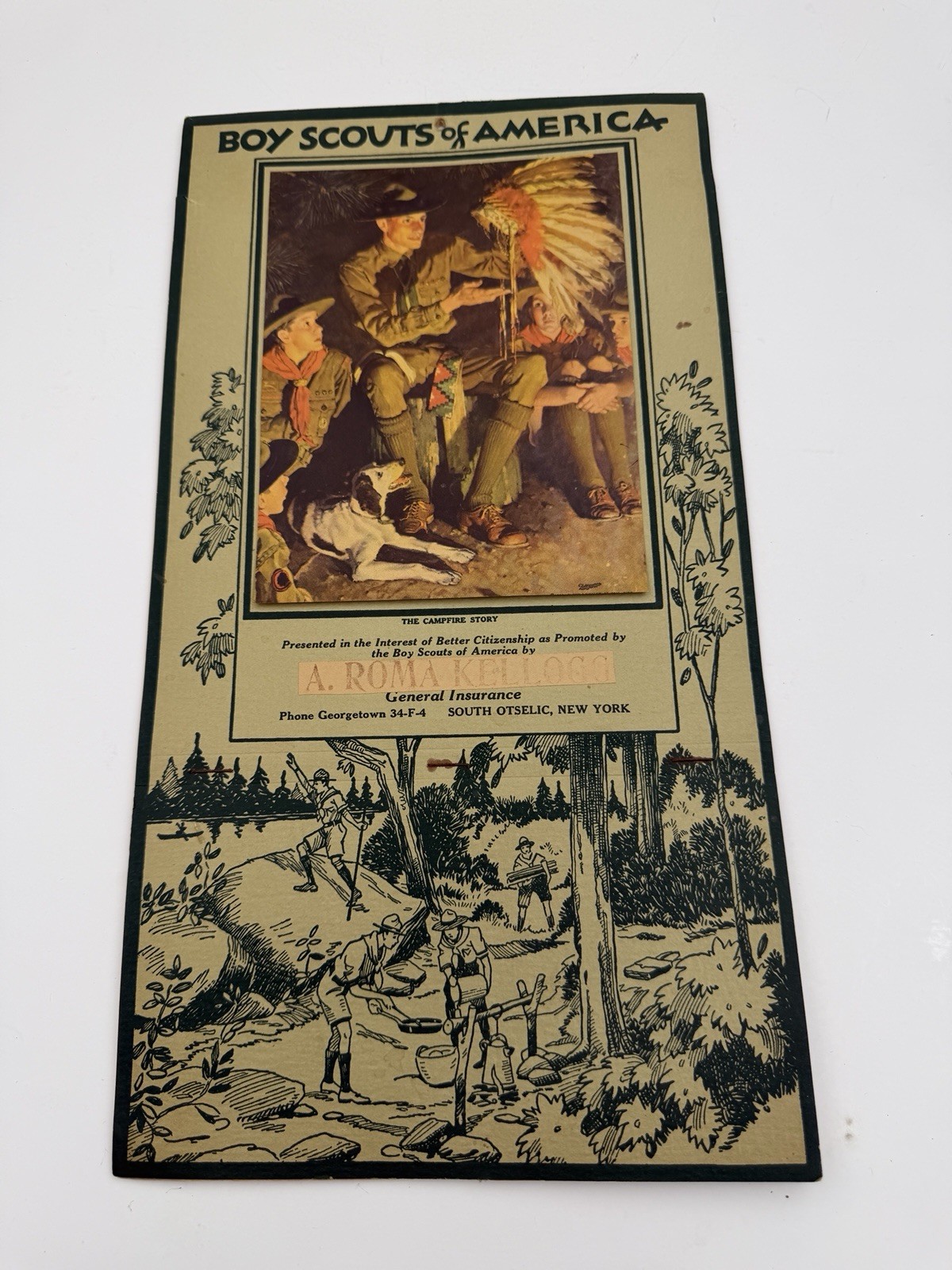 Vintage Boy Scout Calendar 1936 Intact NOS SHIPS FREE IN THE USA Vintage Boy Scout Calendar 1936 Intact NOS SHIPS FREE IN THE USA
