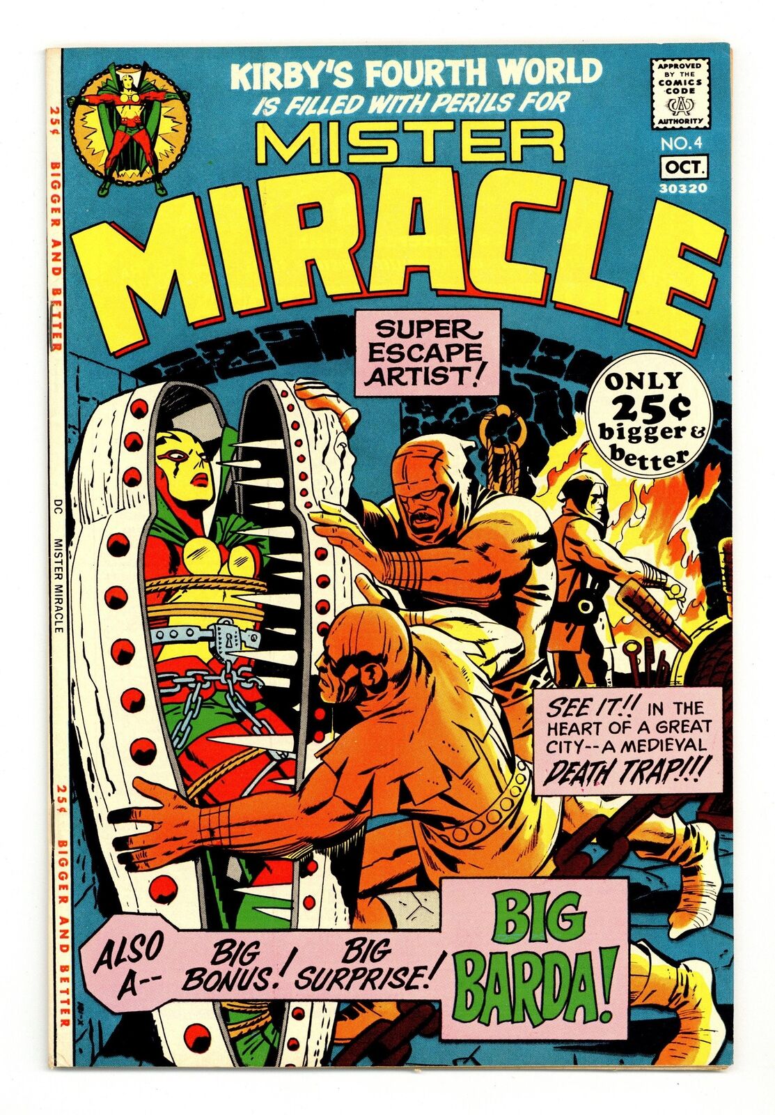 Mister Miracle #4 FN 6.0 1971 1st app. Big Barda