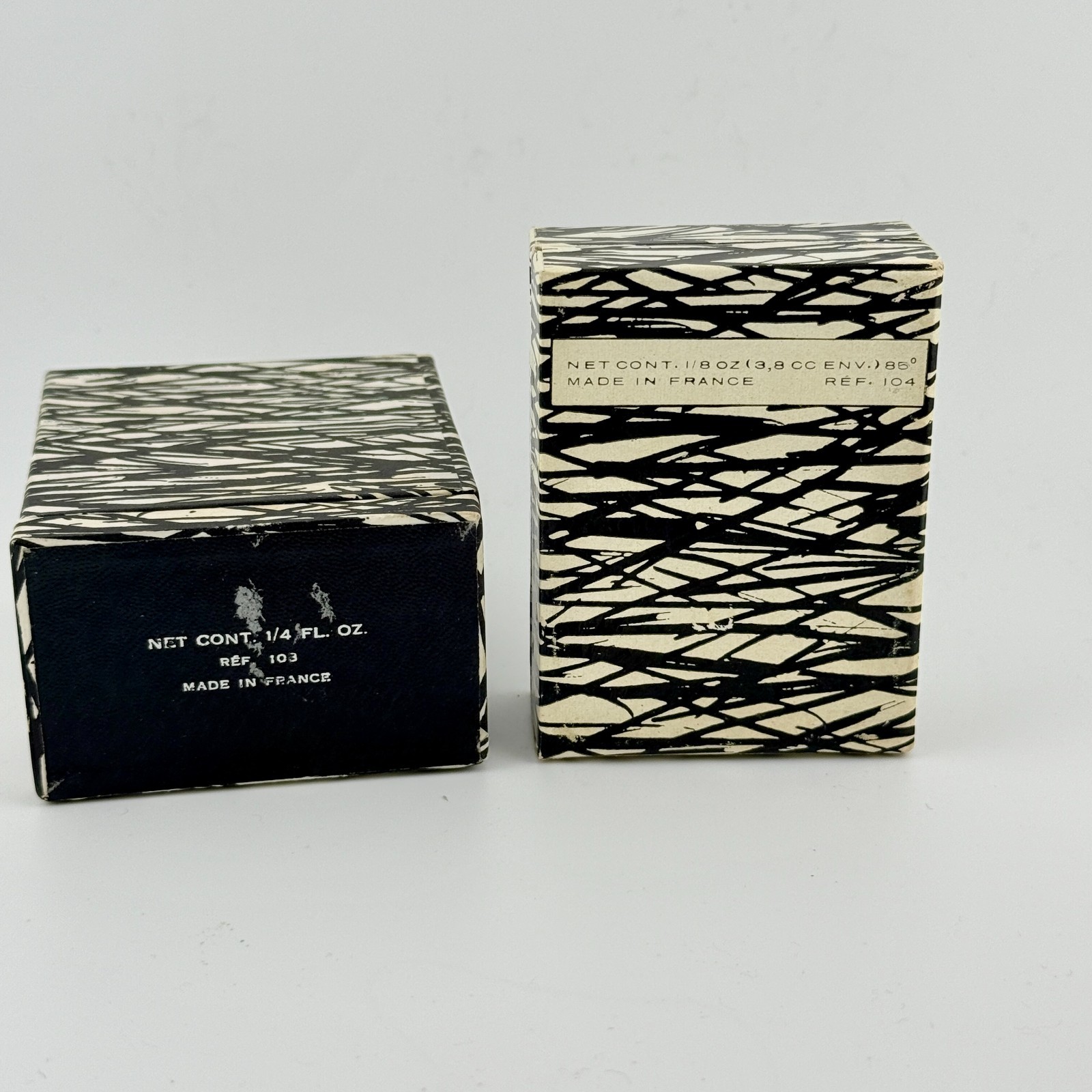 Vintage Grès Paris Cabochard Perfume Boxes Only Mid Century Graphic Design Lot 2 Vintage Grès Paris Cabochard Perfume Boxes Only Mid Century Graphic Design Lot 2