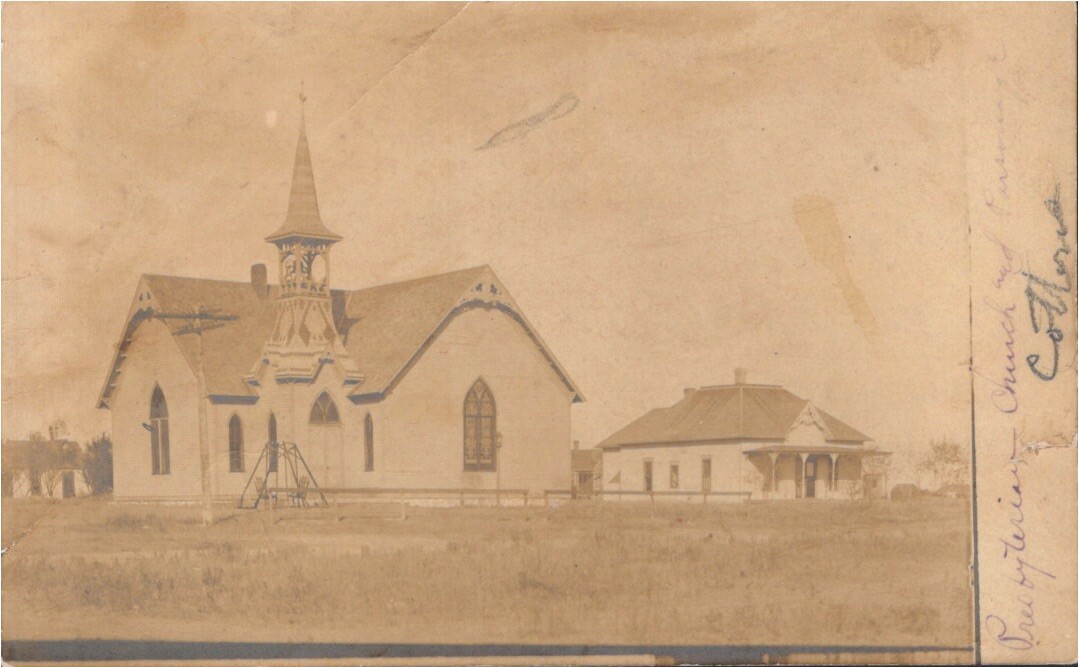 RPPC Presbyterian Church & Parsonage Unknown Location Early 1900s Real Photo RPPC Presbyterian Church & Parsonage Unknown Location Early 1900s Real Photo