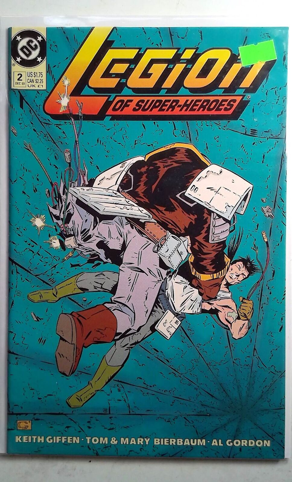 Legion of Super-Heroes #2 DC Comics (1989) VF+ 4th Series 1st Print Comic Book