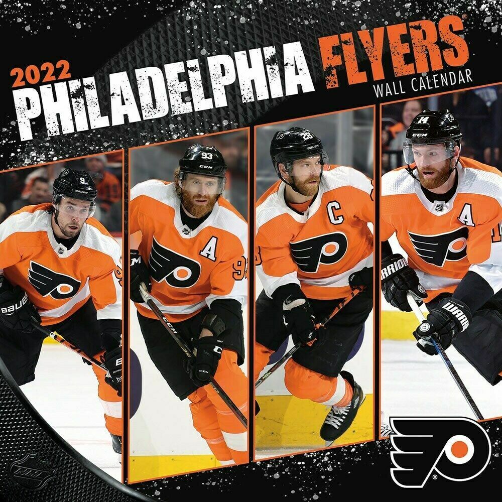 Philadelphia Flyers 2022 WALL CALENDAR Official NHL NHLPA New in Shrink Wrap