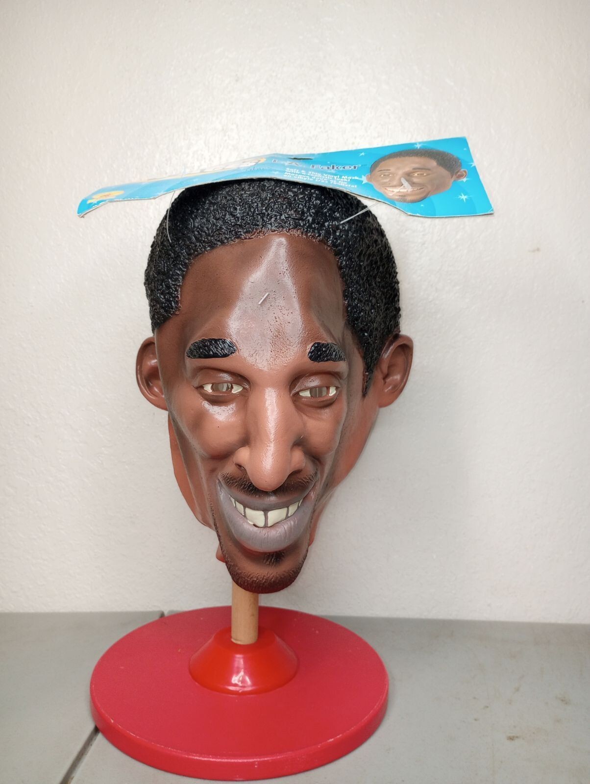 kobe Bryant L.A faker Halloween mask rubies Rare kobe Bryant L.A faker Halloween mask rubies Rare