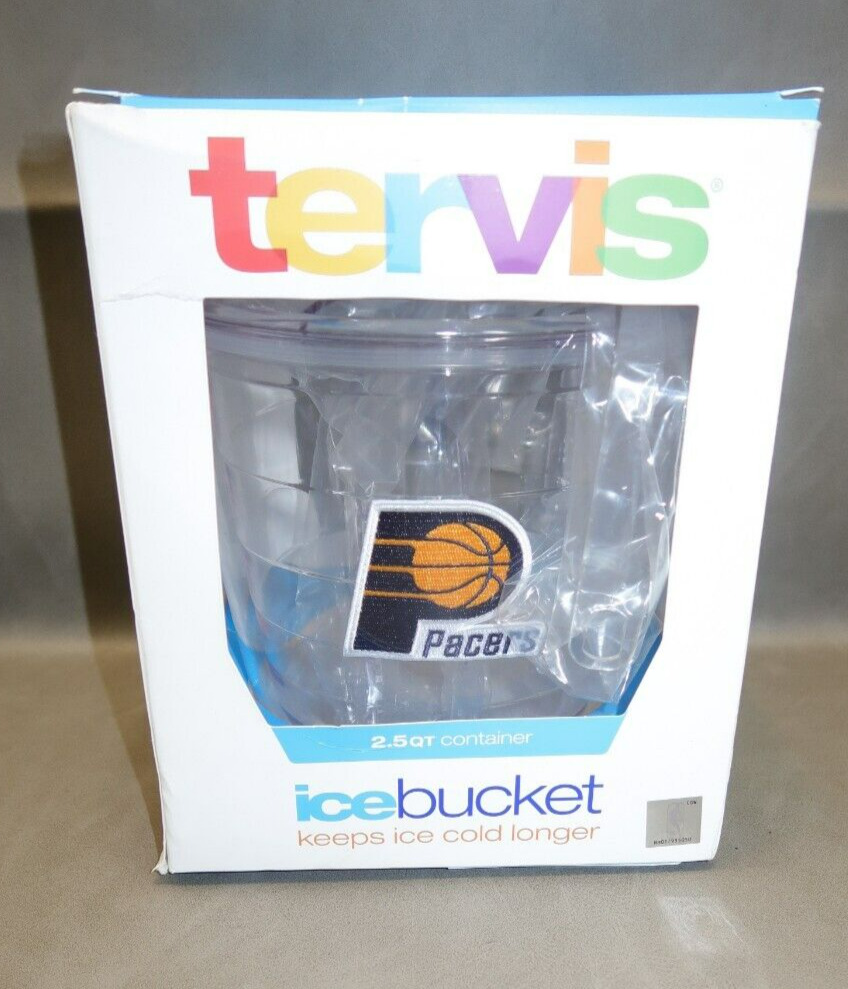NEW Tervis Tumbler Ice Bucket Indiana Pacers NBA Basketball 2.5 QT Container