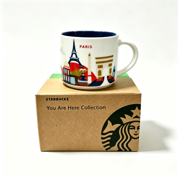 Starbucks You Are Here Paris Mini Ceramic Mug 2oz Travel Souvenir Coffee Cup Starbucks You Are Here Paris Mini Ceramic Mug 2oz Travel Souvenir Coffee Cup