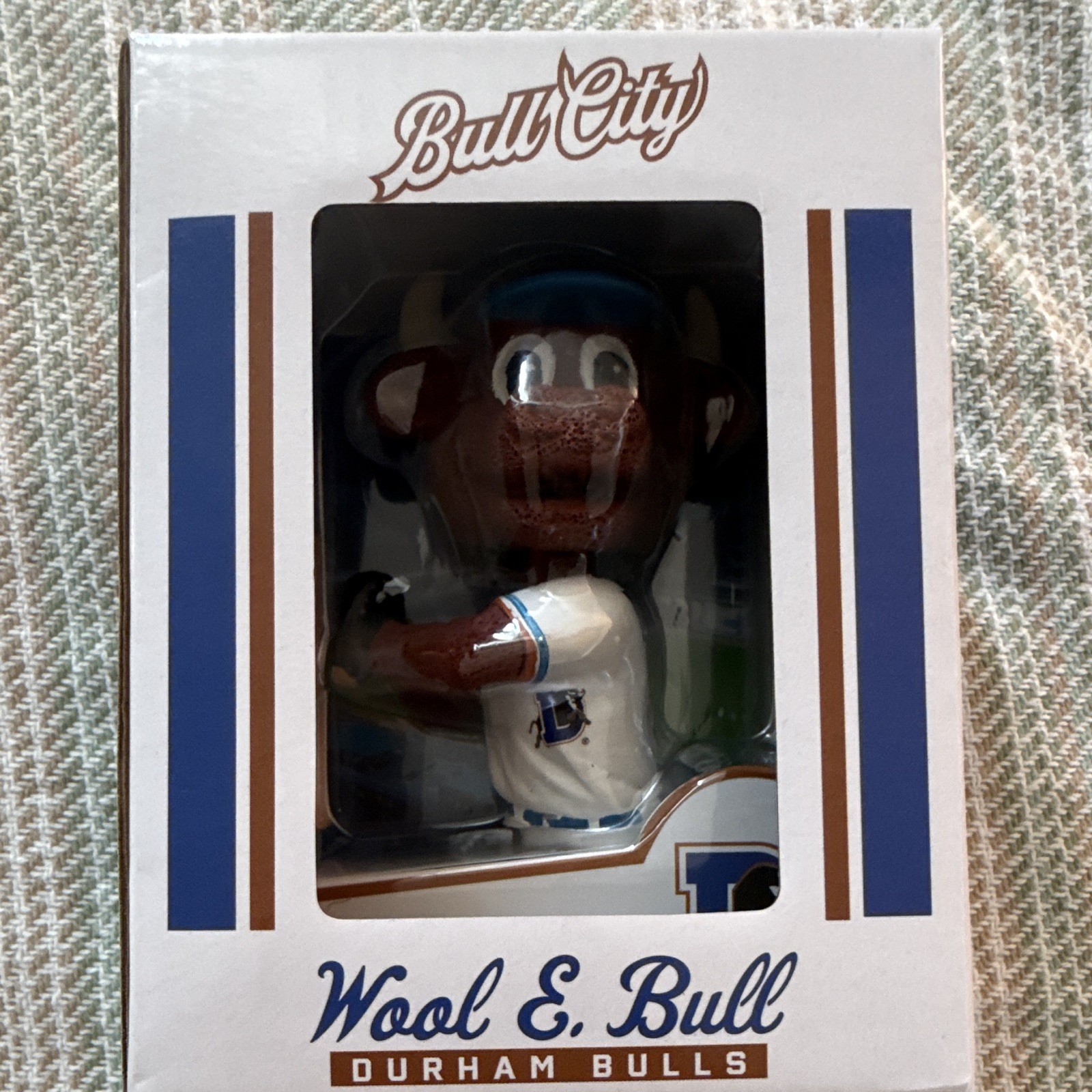 2026 Bull City Wool E. Bull Durham Bulls Baseball Bobblehead Original Unopened