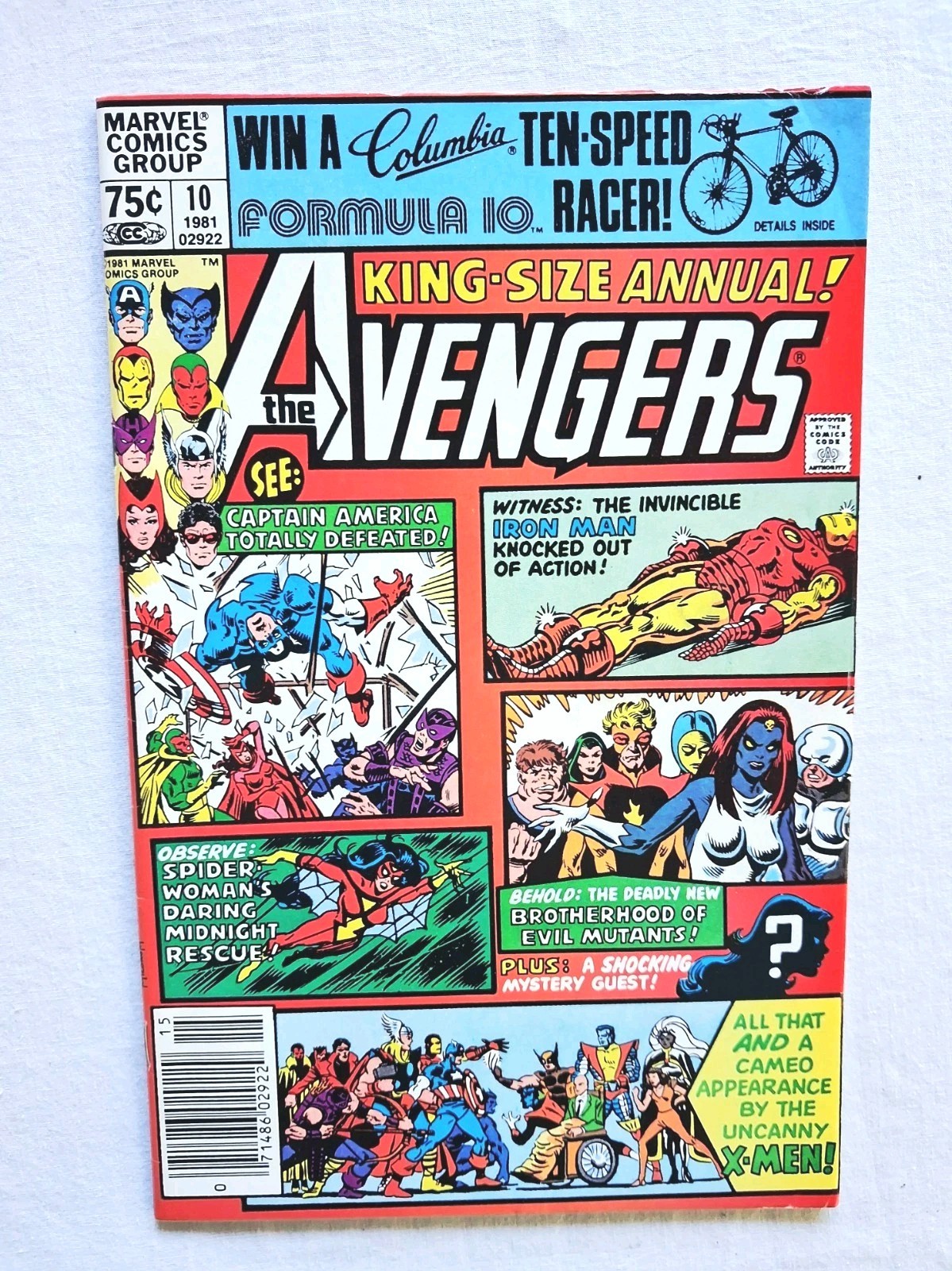 Avengers Annual #10 1981 King-Size 1st Appearance of Rogue 1st Mystique Cover Avengers Annual #10 1981 King-Size 1st Appearance of Rogue 1st Mystique Cover