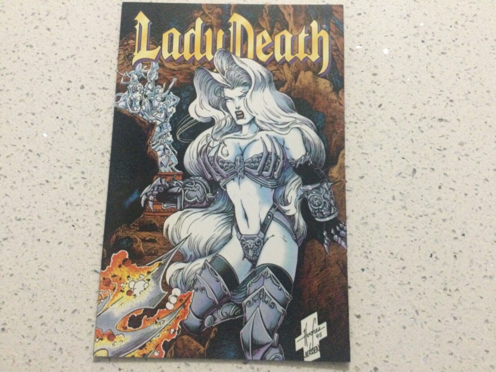 1996 LADY DEATH THE ODYSSEY #2 first printing New vintage
