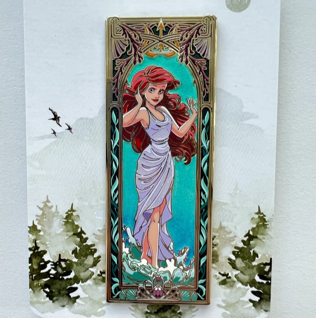 LE 35  Kikrox2thepinister Reverie Little Mermaid Final Dress Ariel Fantasy Pin