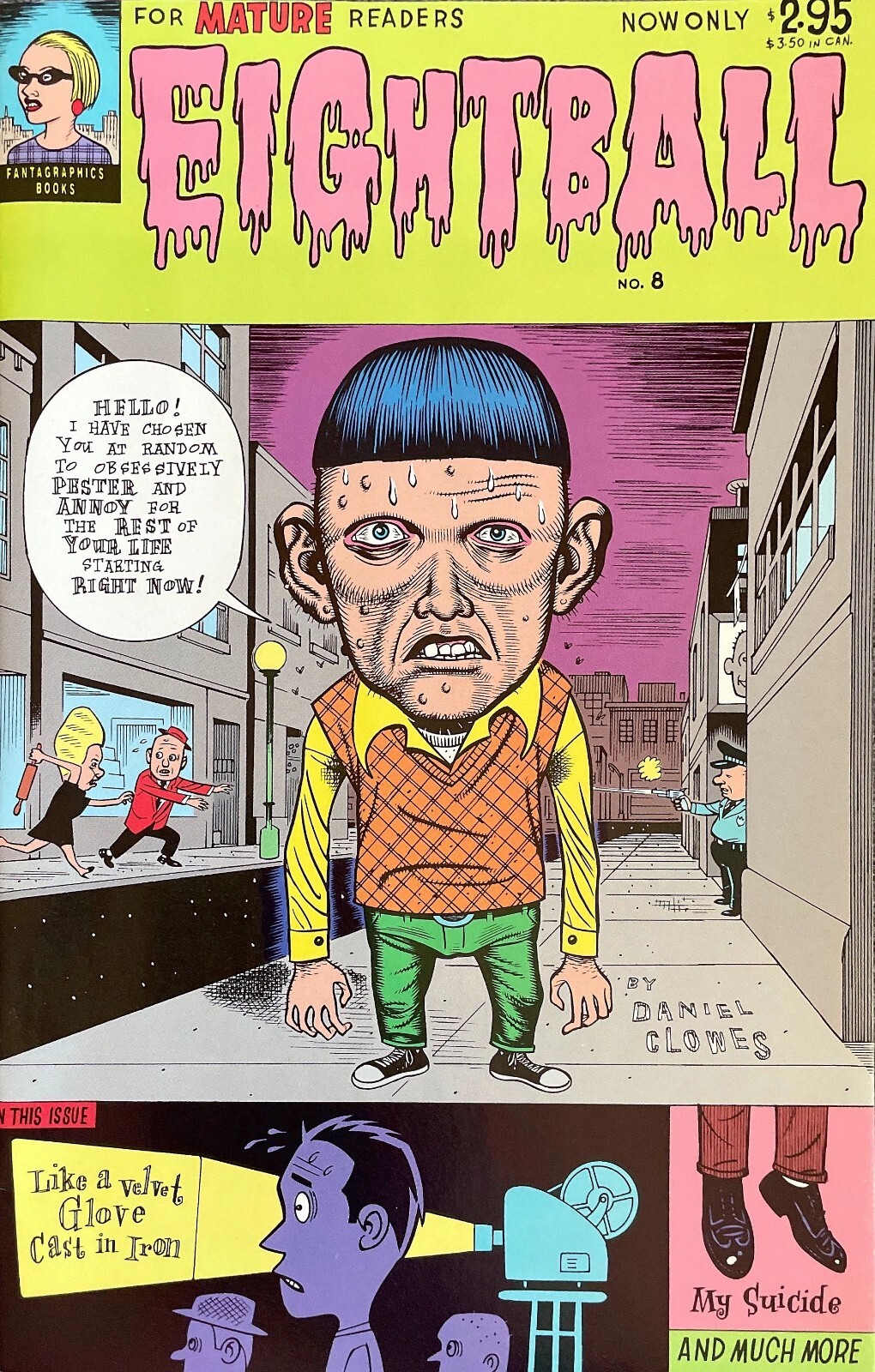 Eightball #8, VF/NM, 1st printing. Daniel Clowes. Eightball #8, VF/NM, 1st printing. Daniel Clowes.
