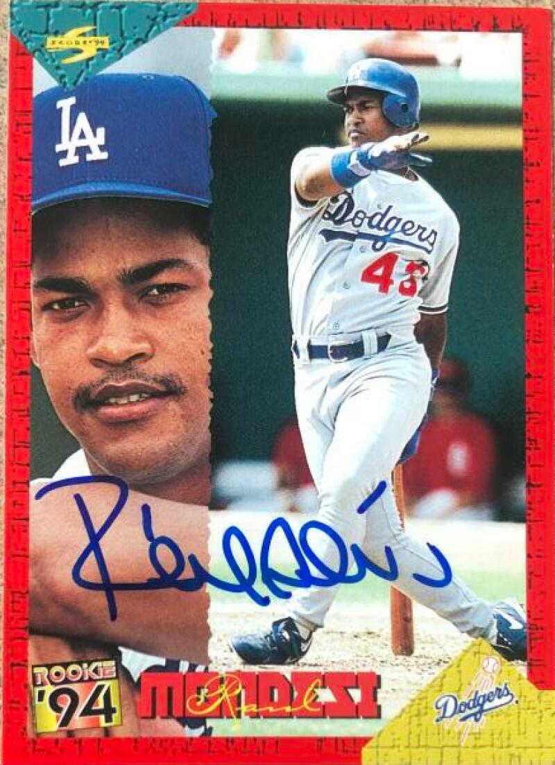 Raul Mondesi Autographed 1994 Score Rookie & Traded #RT82