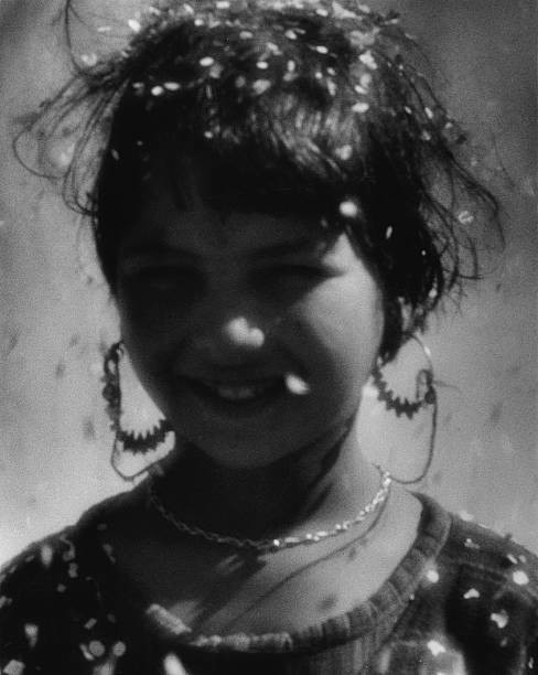 Biskra North Africa young girl with confetti in her hair1929 Old Photo Biskra North Africa young girl with confetti in her hair1929 Old Photo