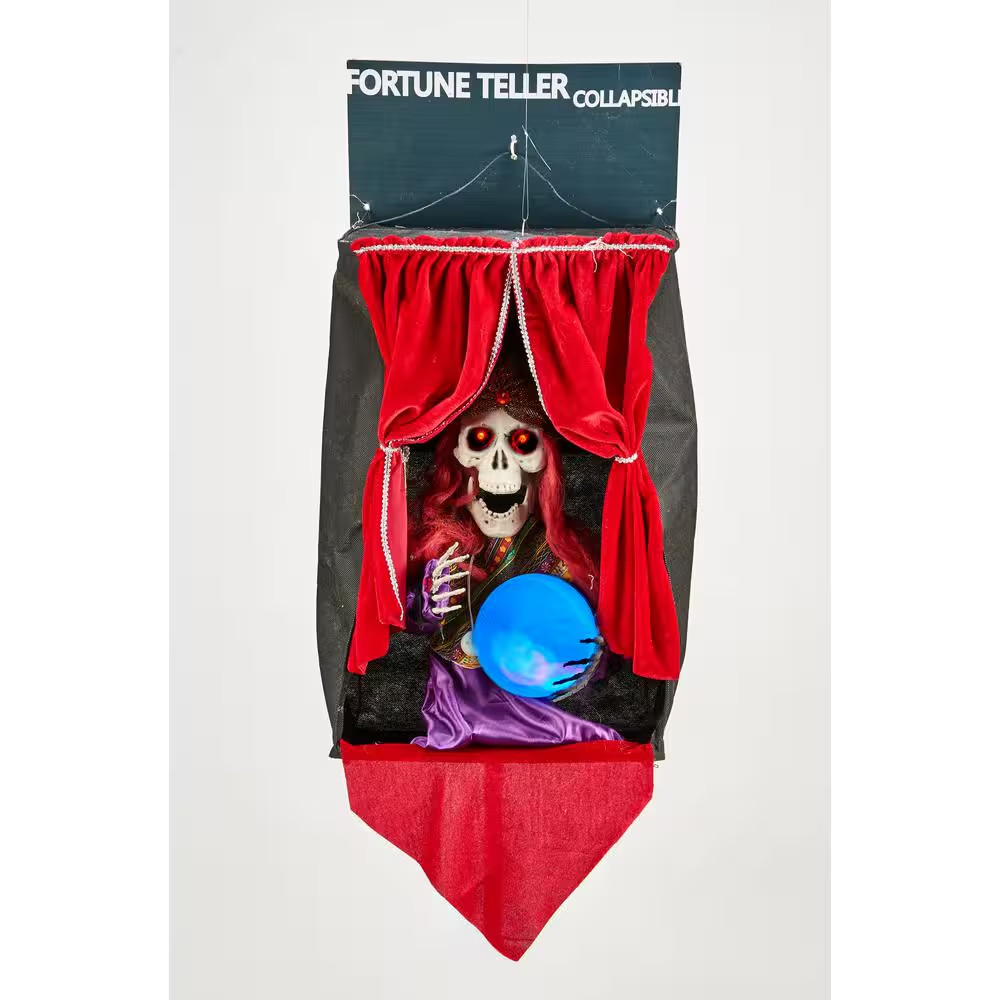 27 In. Hanging Animated Fortune Teller