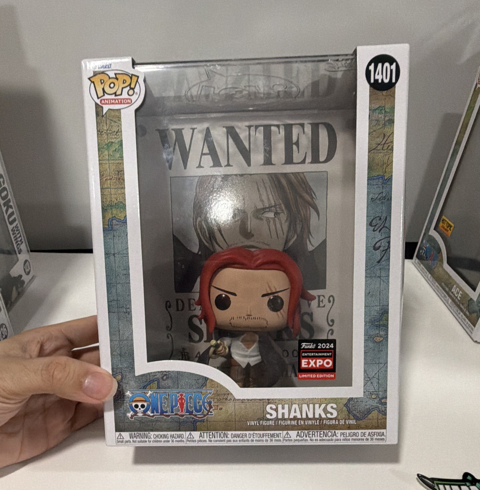 Funko Pop Animation One Piece Shanks #1401 Limited Edition Vinyl Figure Funko Pop Animation One Piece Shanks #1401 Limited Edition Vinyl Figure