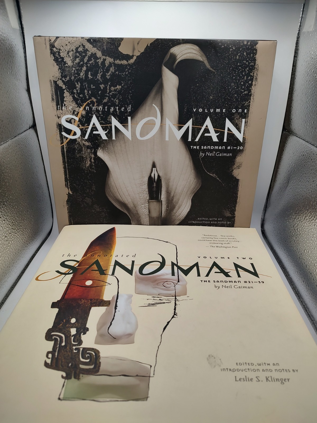 Annotated Sandman Volume 1 & 2 DC VERTIGO COMICS HARDCOVER LOT NEIL GAIMAN Annotated Sandman Volume 1 & 2 DC VERTIGO COMICS HARDCOVER LOT NEIL GAIMAN