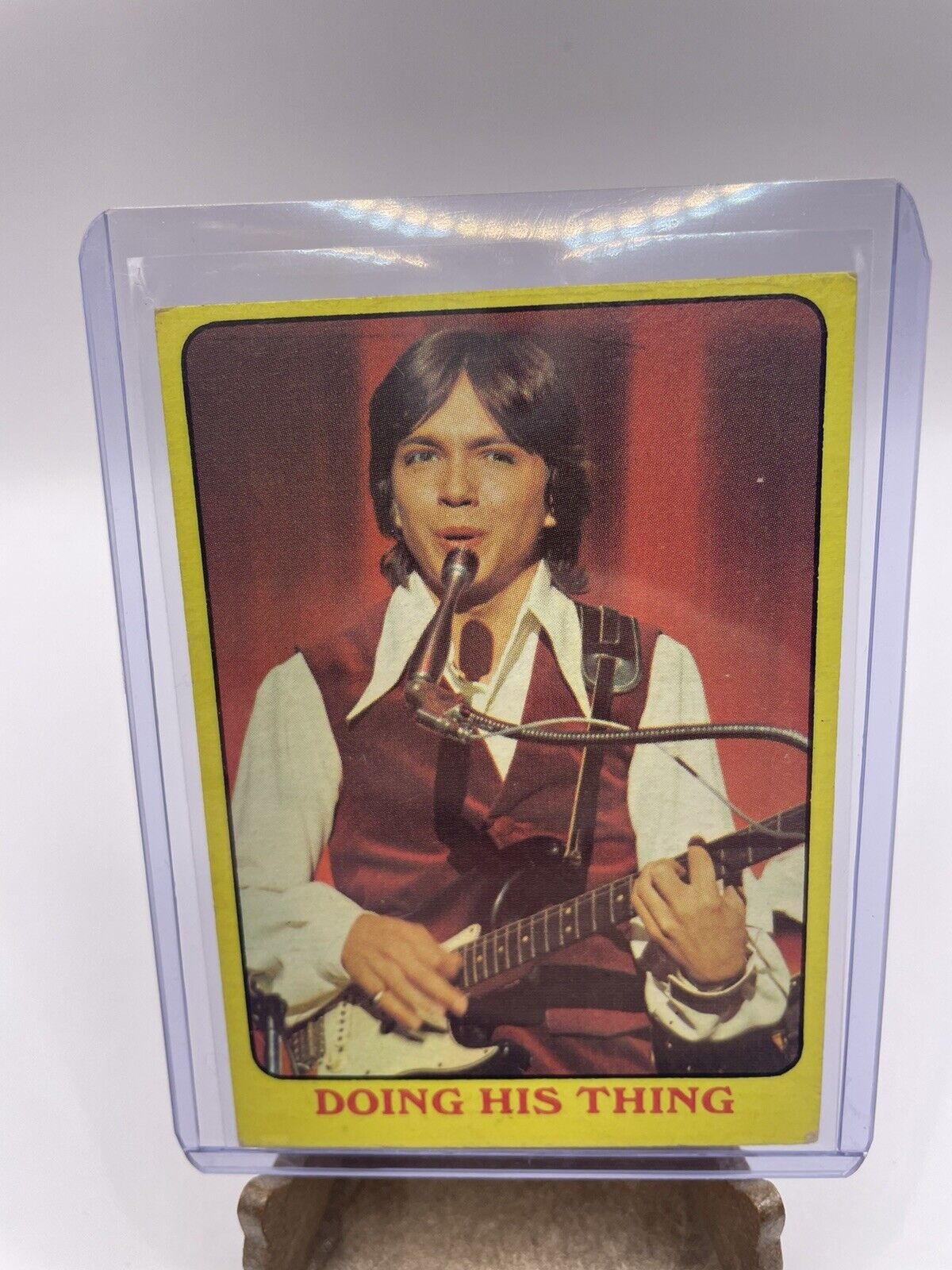 The Partridge Family Series One 1971 TOPPS CARD #24 ‘Doing His Thing’