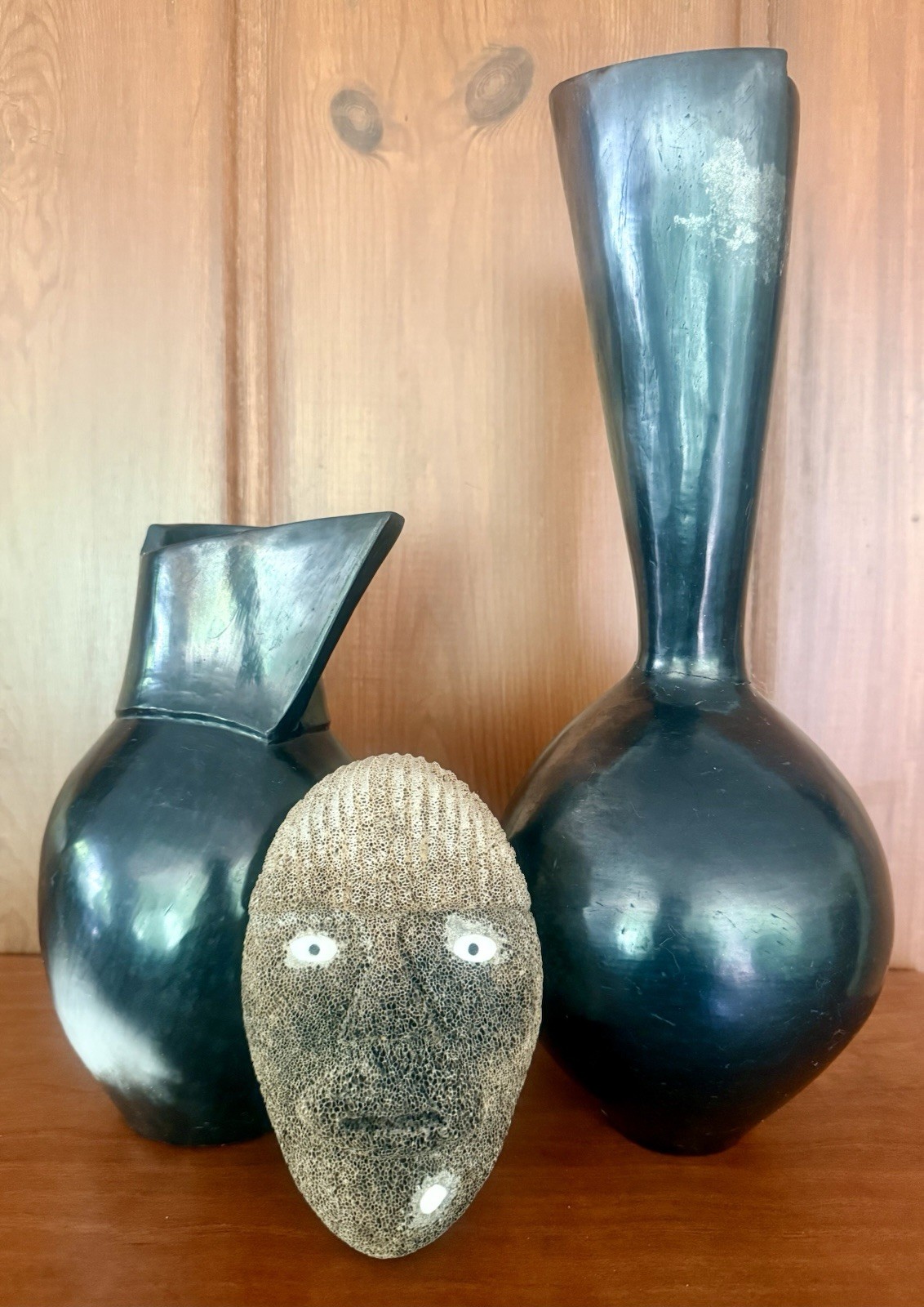 Antique 1870’s Inuit Whale Vertebrae Seashell Mask Face Shaman Carving Canada Antique 1870’s Inuit Whale Vertebrae Seashell Mask Face Shaman Carving Canada