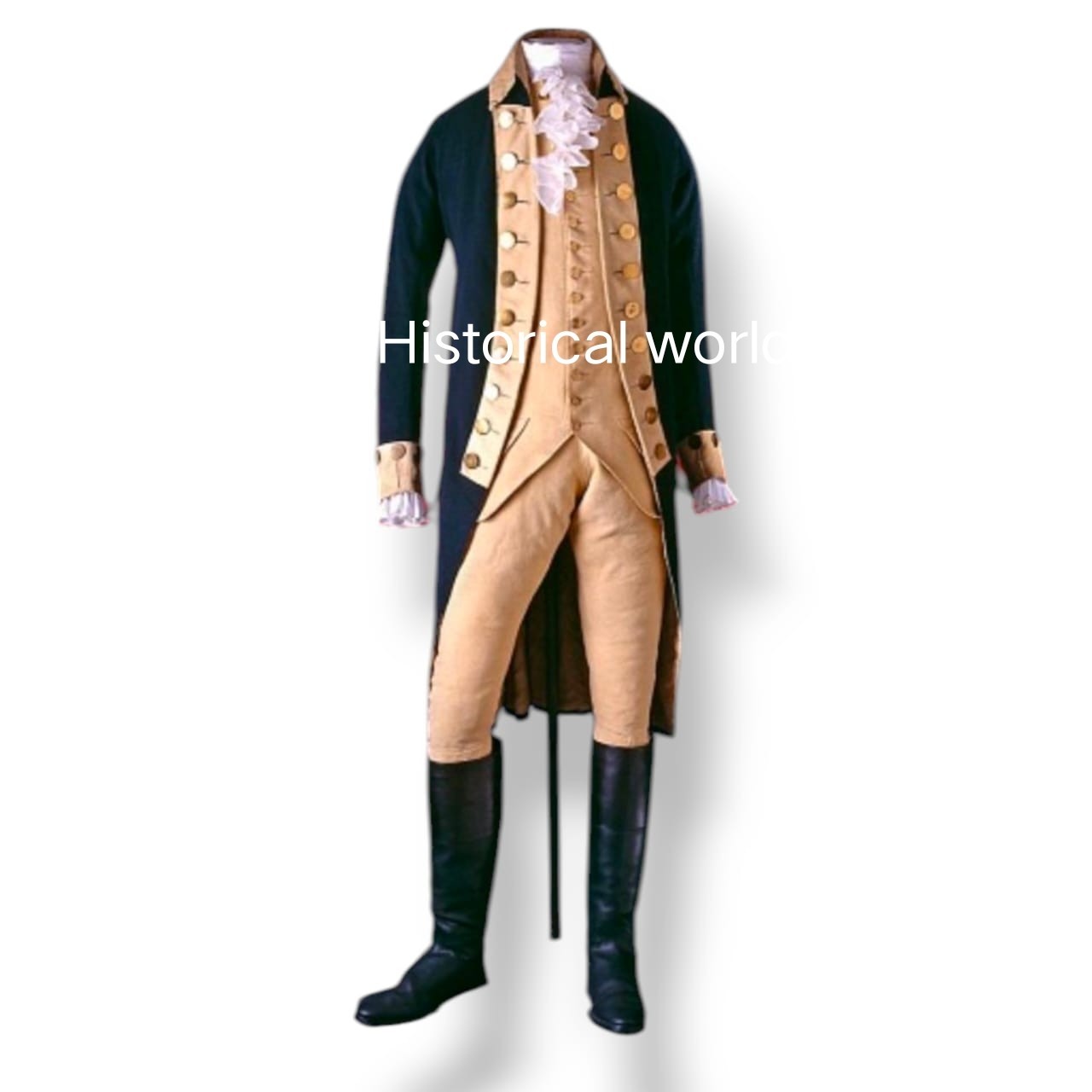 New Navy Blue George Washingtons General Revolution War Wool Men Coat Fast Ship New Navy Blue George Washingtons General Revolution War Wool Men Coat Fast Ship