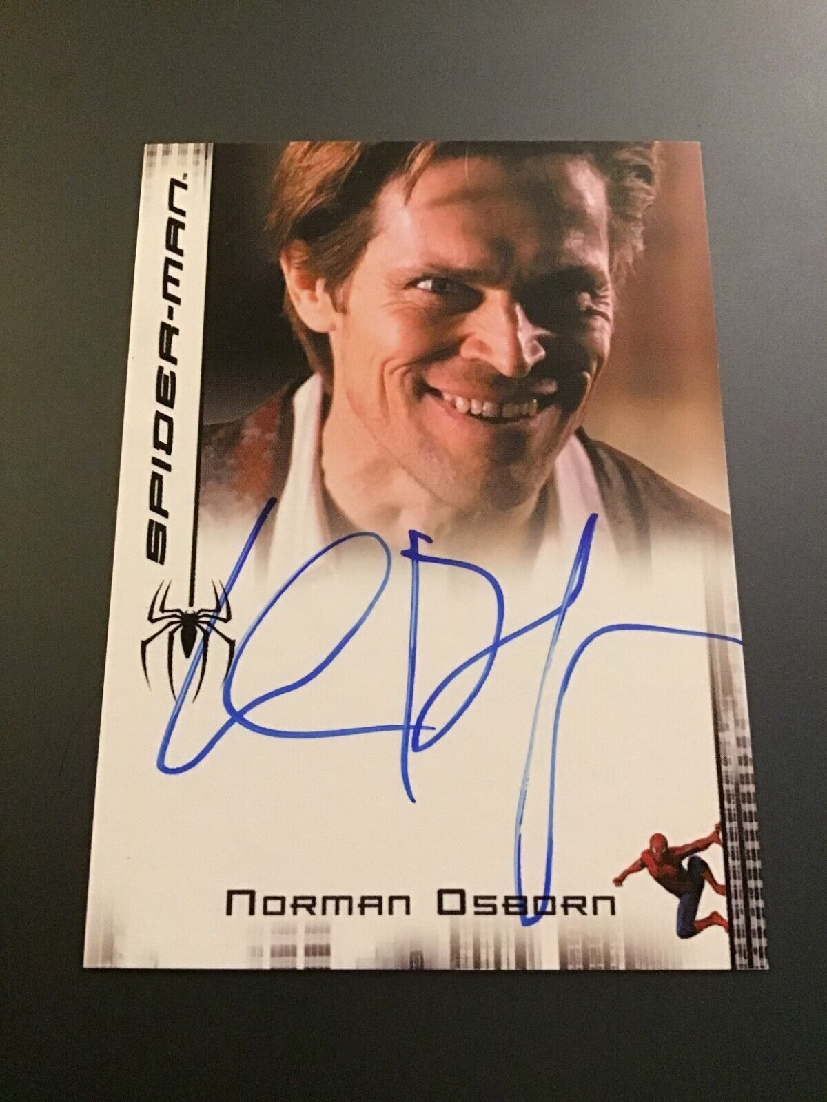 2007 Rittenhouse Spider-Man 3 Autographs Willem Dafoe as Norman Osborn