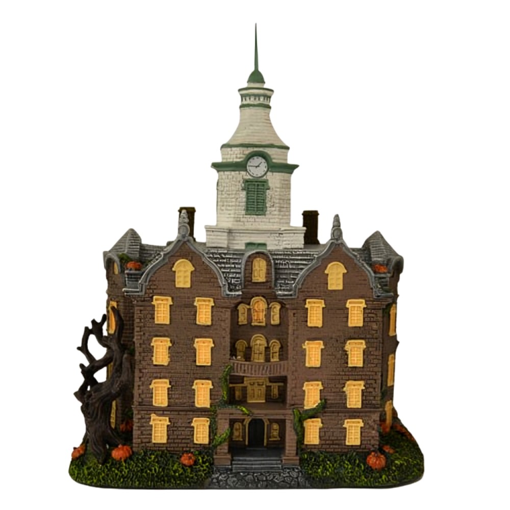 Bradford Exchange America's Most Haunted Village #4: Trans Allegheny Asylum 6.5