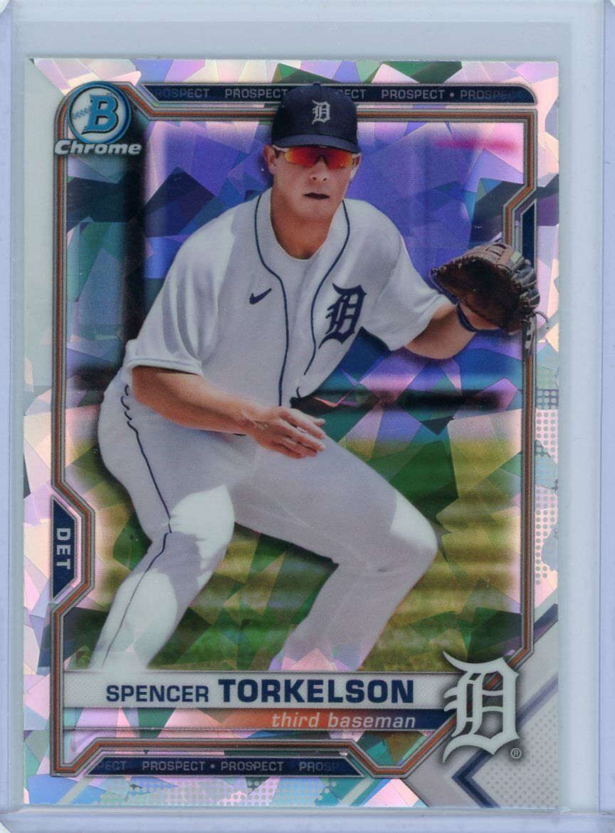 2021 Bowman Chrome Prospects Atomic Refractor #BCP-96 Spencer Torkelson