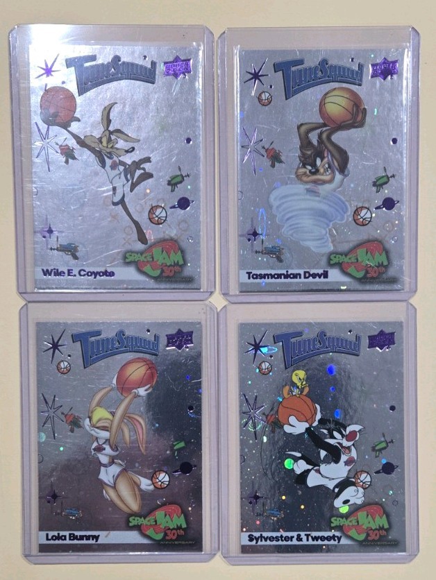 Lot Of (4) 2026 Upper Deck Space Jam 30th Anniversary Cosmos Silver #s 2,4,6,7 Lot Of (4) 2026 Upper Deck Space Jam 30th Anniversary Cosmos Silver #s 2,4,6,7