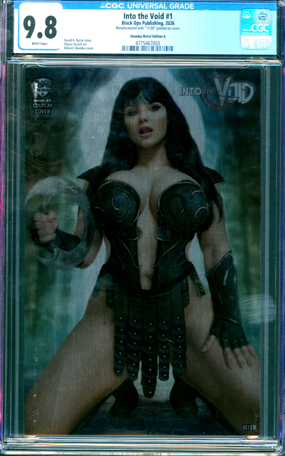 Into the Void #1 Shikarii Lucy Lawless Xena Samurai METAL CGC 9.8 Into the Void #1 Shikarii Lucy Lawless Xena Samurai METAL CGC 9.8