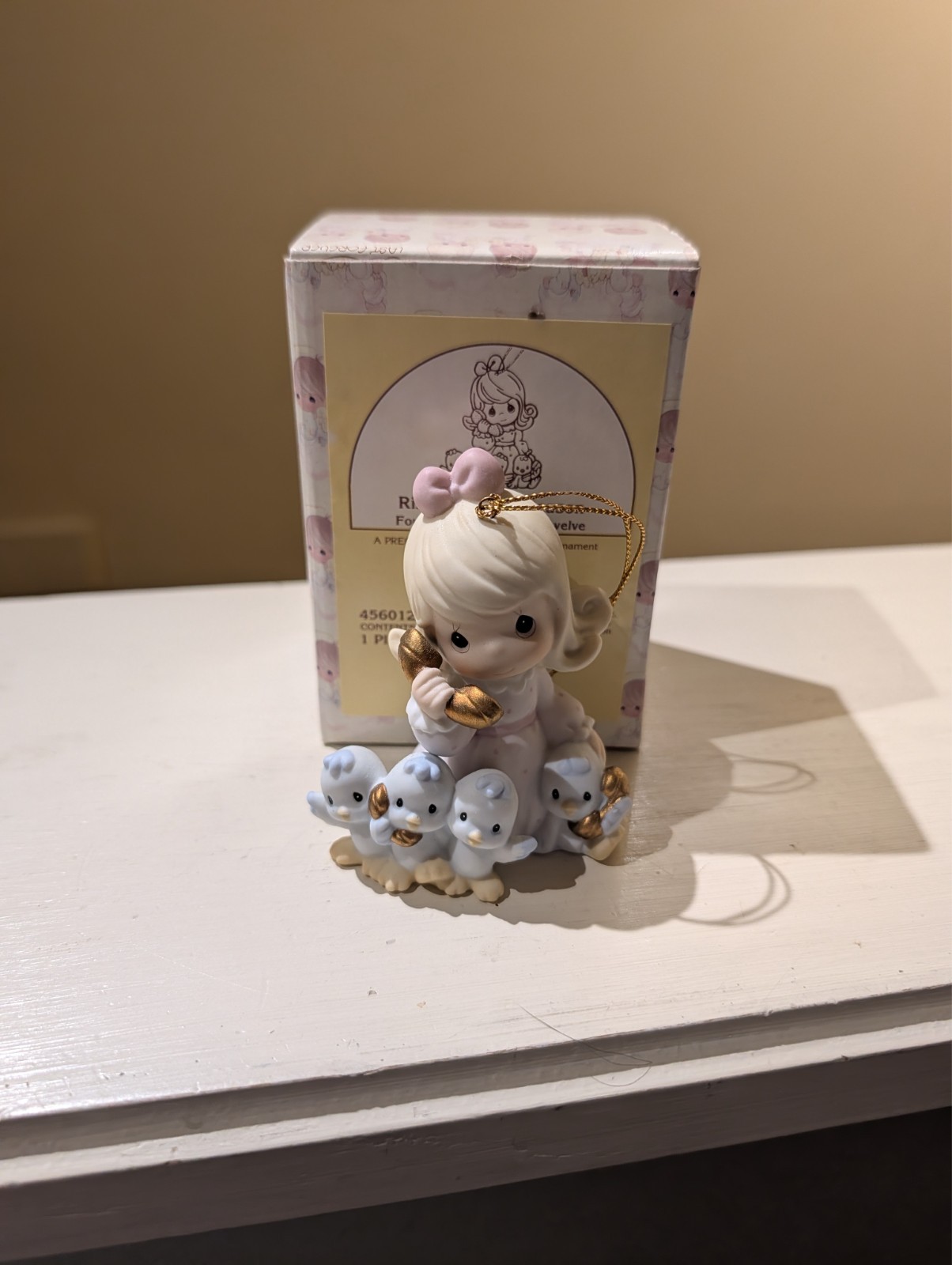 Ringing In The Season 1998 Precious Moments 12 Days Ornament 455012 - Box Ringing In The Season 1998 Precious Moments 12 Days Ornament 455012 - Box