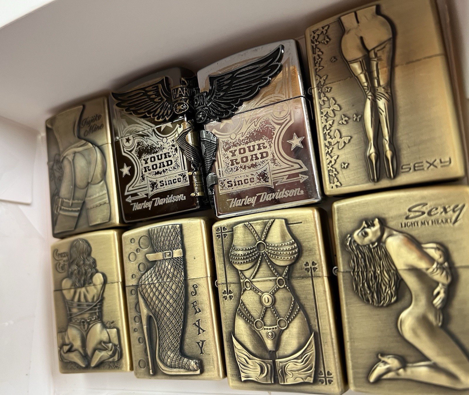 Box Of Vintage Lighters  Brand New Perfectly Working