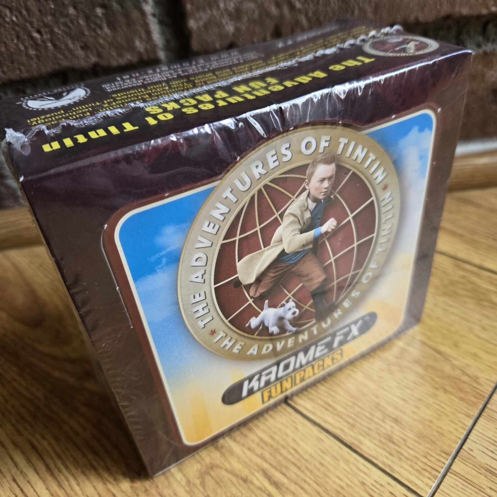 EXTREMELY RARE SEALED: 2011 Adventures of Tintin Krome Fx Trading Cards Box