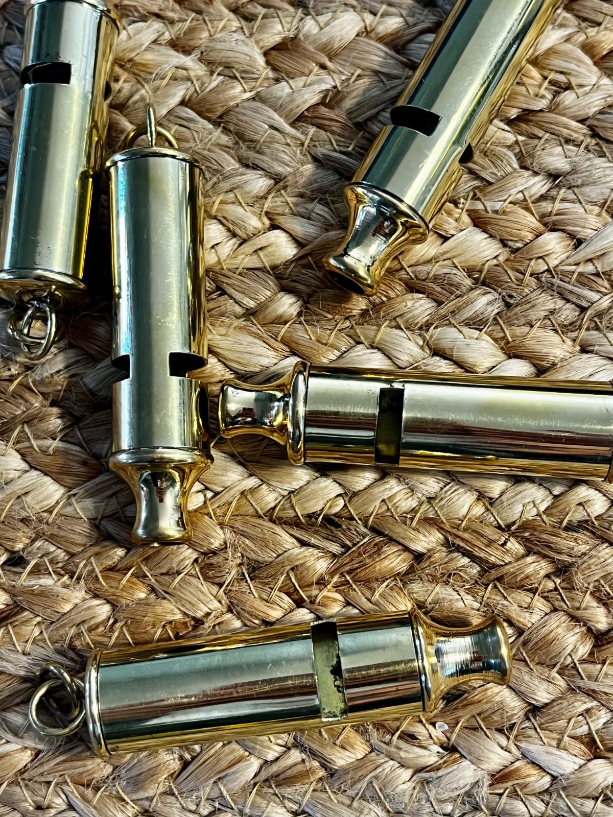 Brass Replica British Bobby Whistle, sound is very strong and loud Brass Replica British Bobby Whistle, sound is very strong and loud