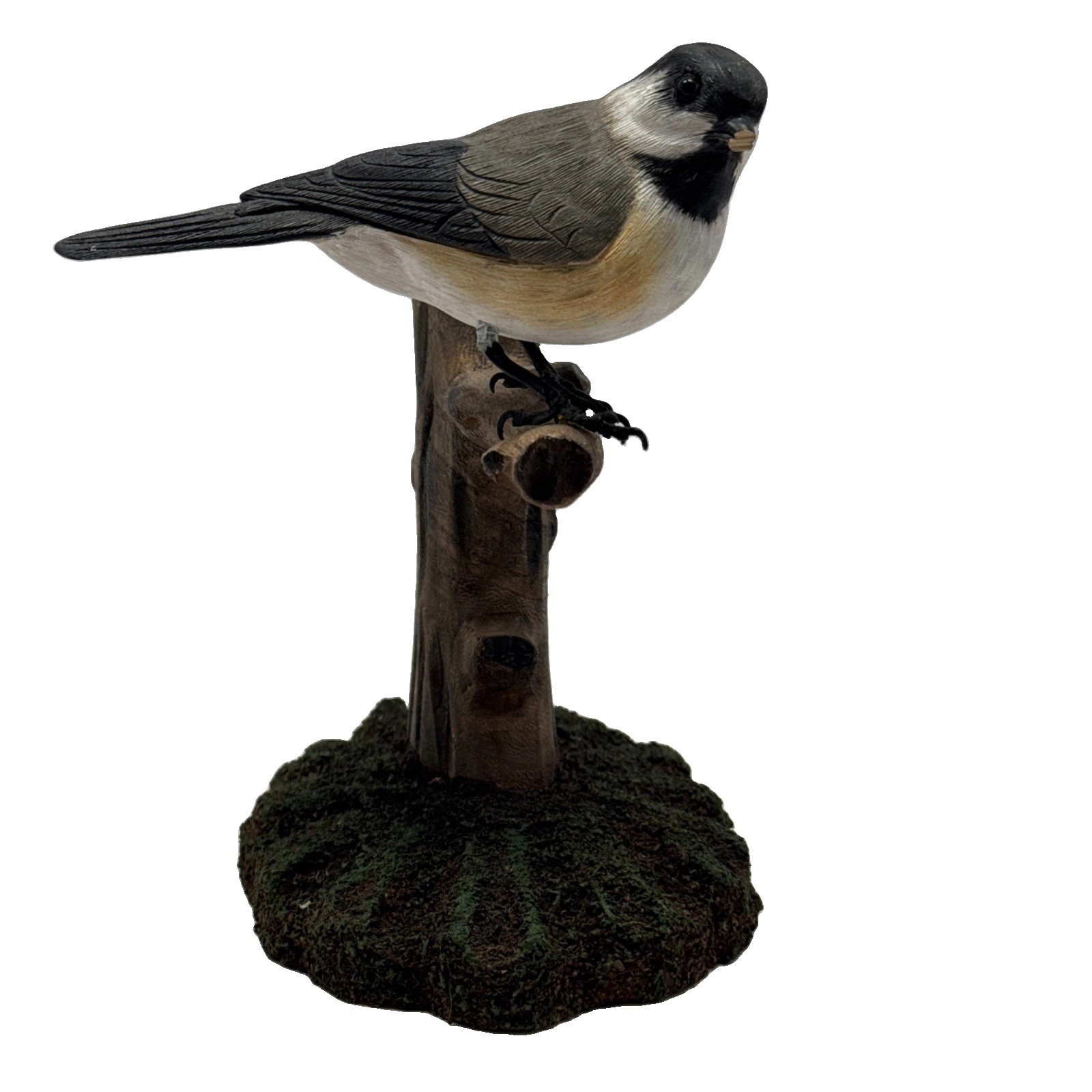 Wild Backyard Birds Chickadee Hand Carved Collection - READ Wild Backyard Birds Chickadee Hand Carved Collection - READ