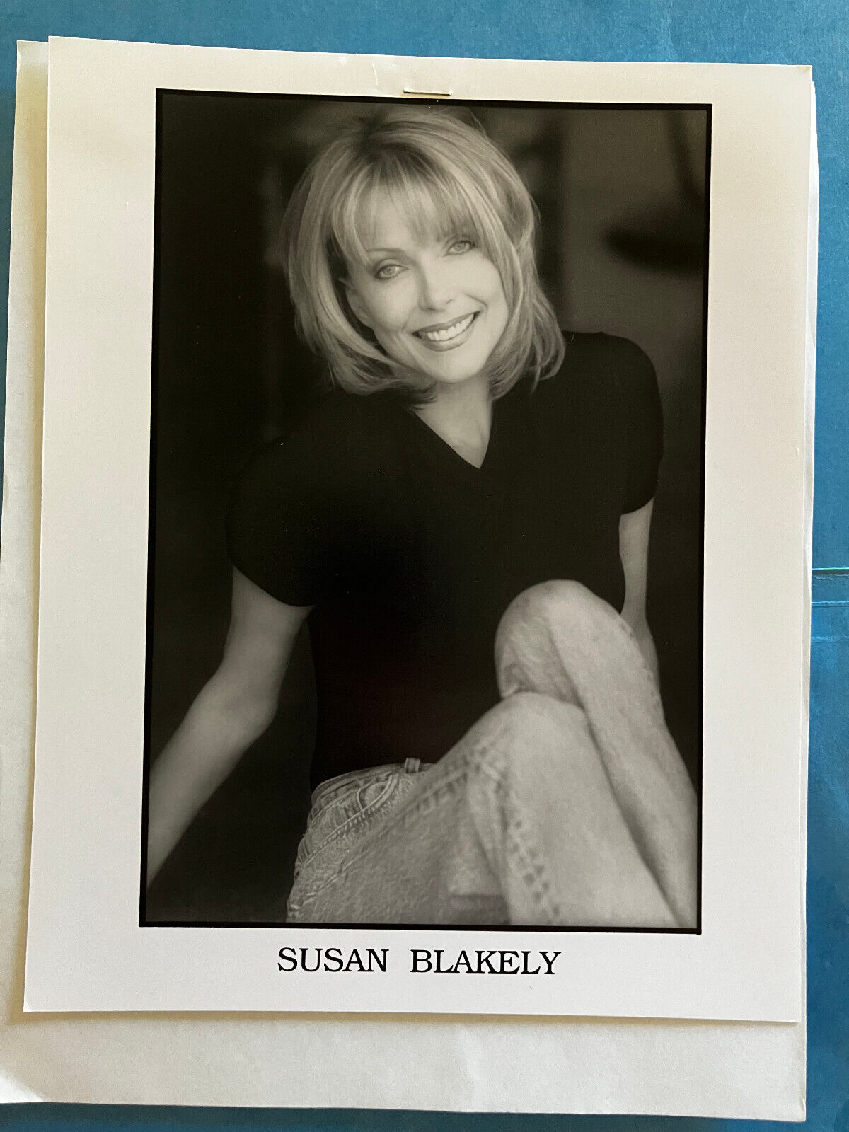 Susan Blakely , original talent agency headshot photo with credits