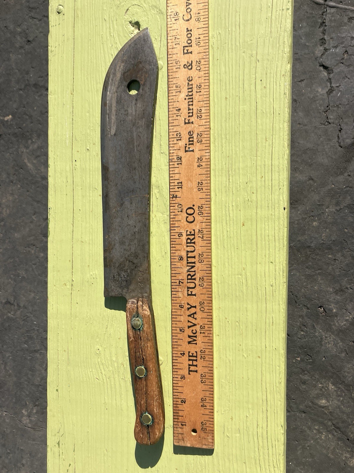  Meat cleaver lamb splitter Antique Unmarked Foster Bros?