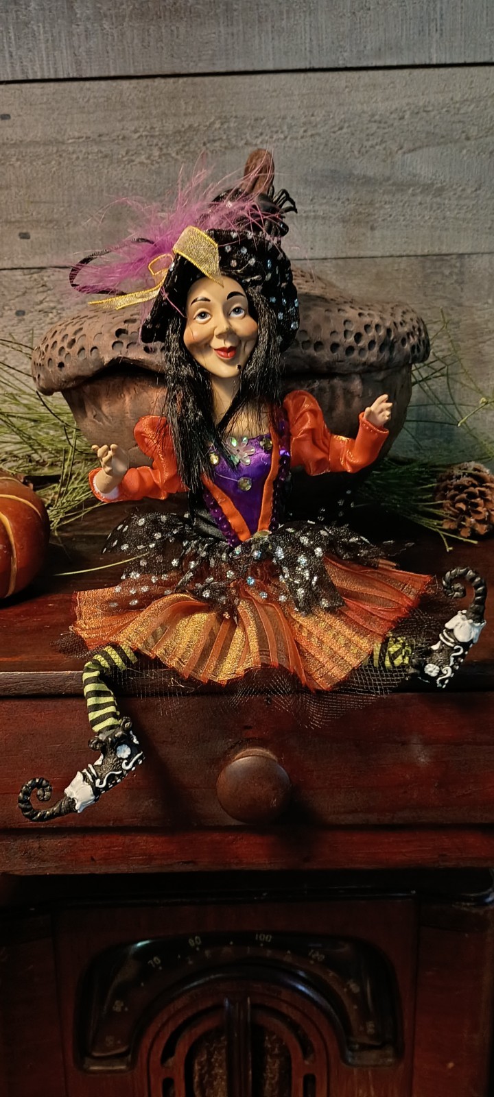 Raz Imports Witch Shelf Sitter - Katherine\'s Collection