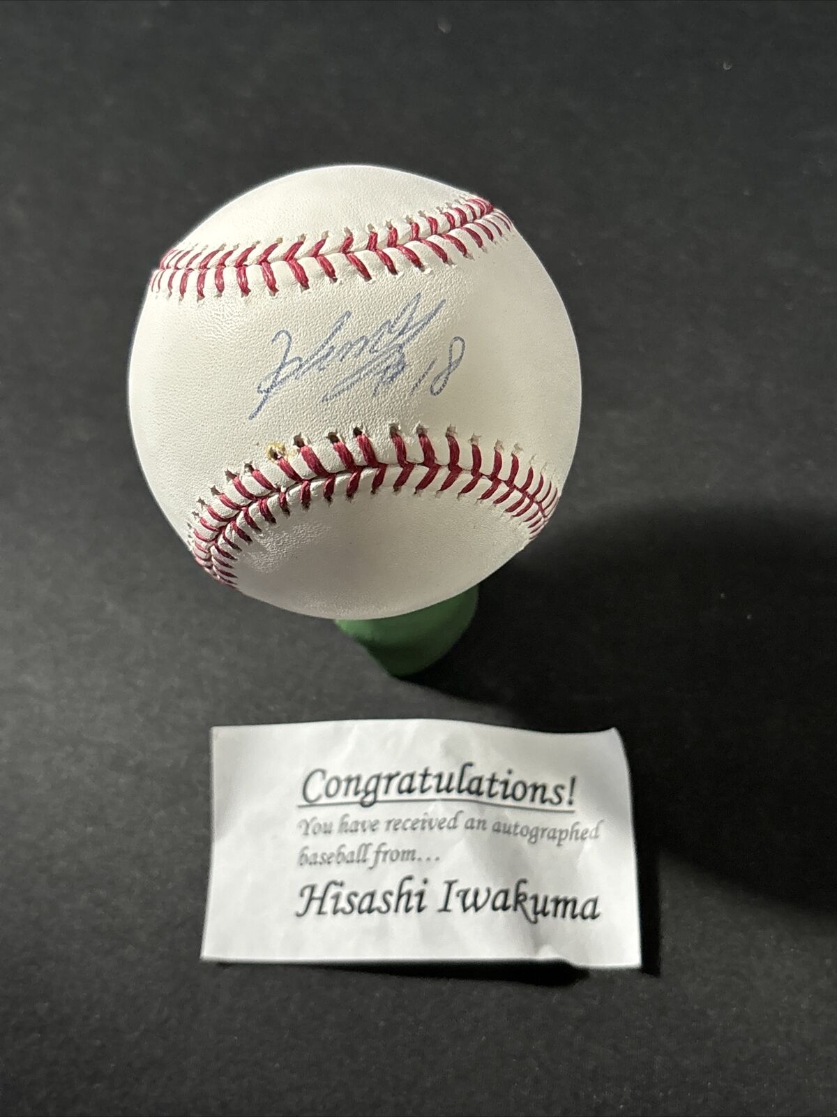 HISASHI IWAKUMA - Autographed MLB Official Rawlings Baseball - Seattle Mariners
