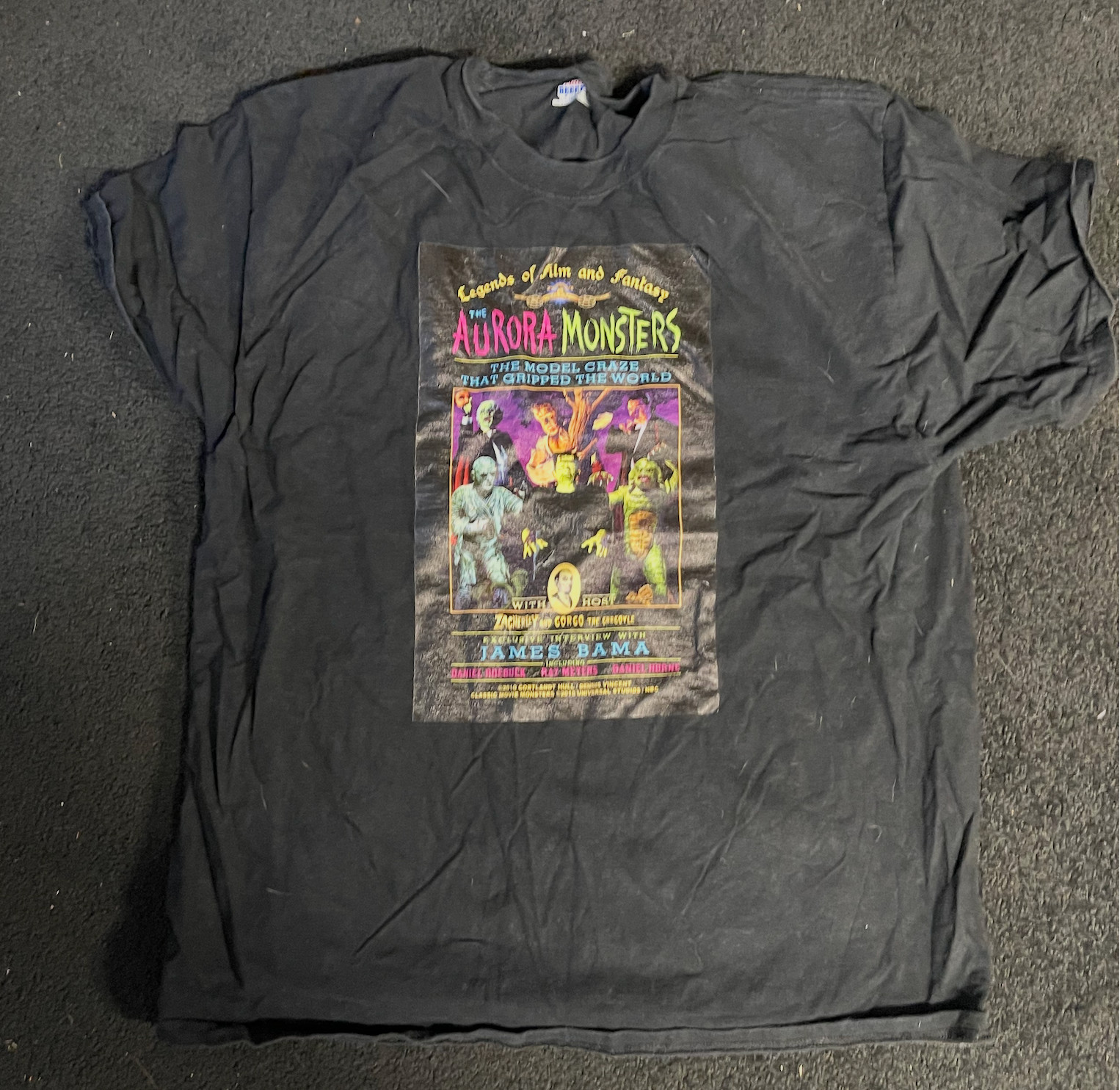 Vintage Aurora Models Documentary T-Shirt Size XL Vintage Aurora Models Documentary T-Shirt Size XL
