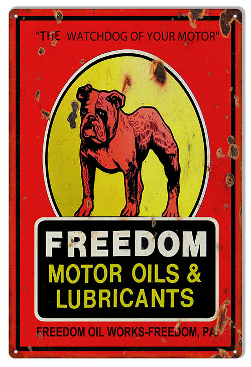 FREEDOM MOTOR OILS LUBRICANTS DOG 18\ FREEDOM MOTOR OILS LUBRICANTS DOG 18\