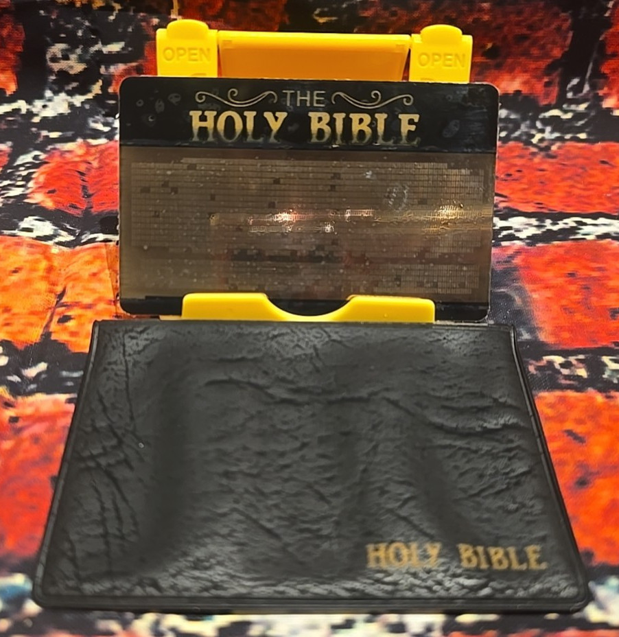 ORIGINAL - 1970 NASA Lunar MICRO Bible NCR Microform - King James Edition - MINT ORIGINAL - 1970 NASA Lunar MICRO Bible NCR Microform - King James Edition - MINT