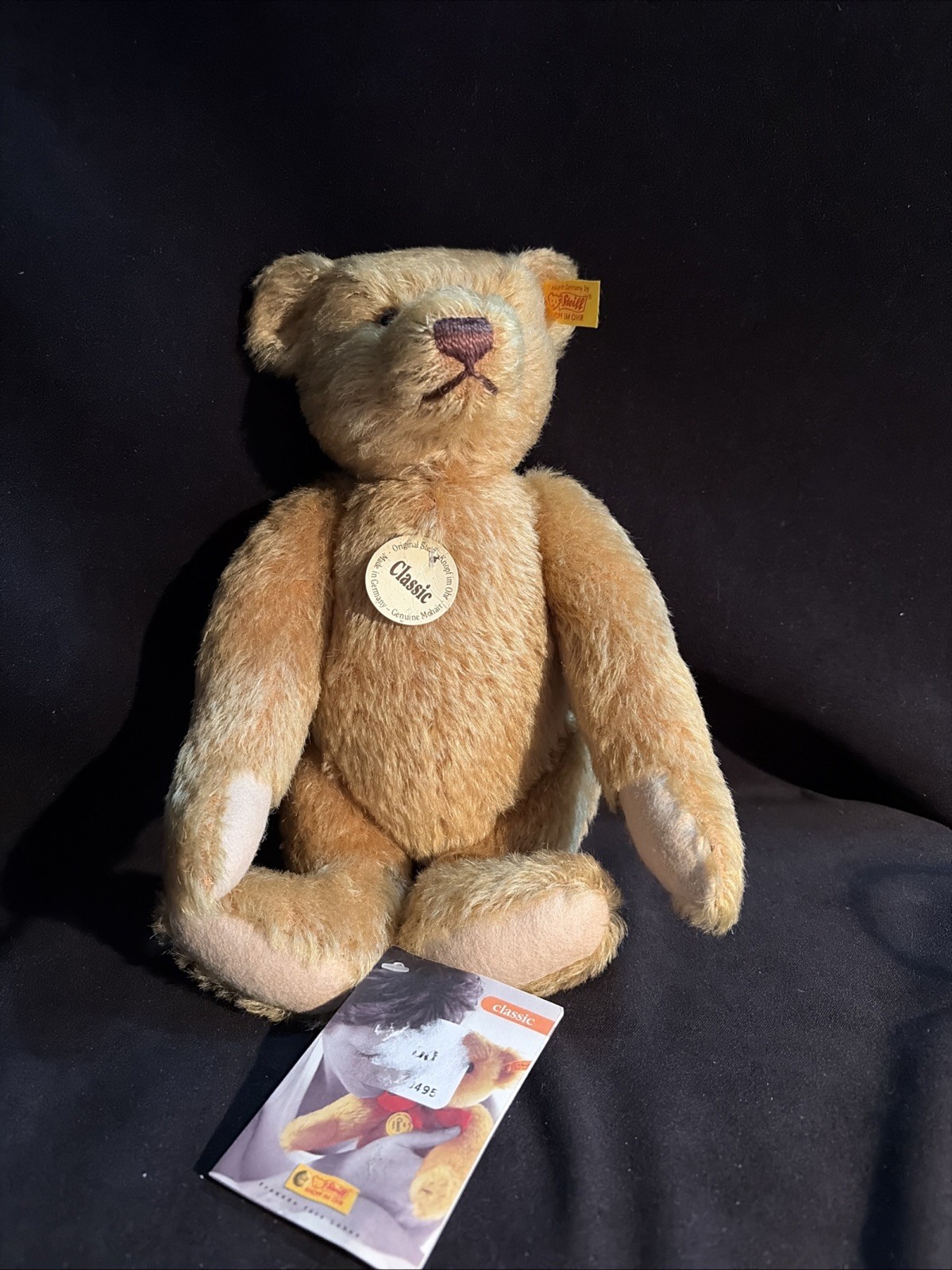 Steiff Classic Teddy Bear Reddish Mohair Made in Germany 028700 Steiff Classic Teddy Bear Reddish Mohair Made in Germany 028700