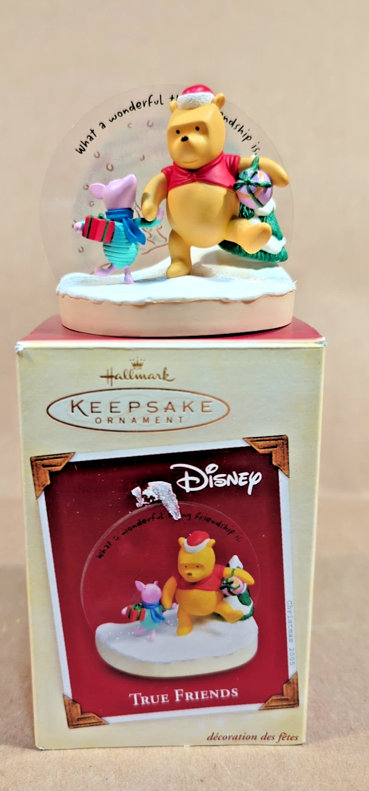 Vintage 2005 Hallmark Disney Ornament TRUE FRIENDS Winnie the Pooh Vintage 2005 Hallmark Disney Ornament TRUE FRIENDS Winnie the Pooh