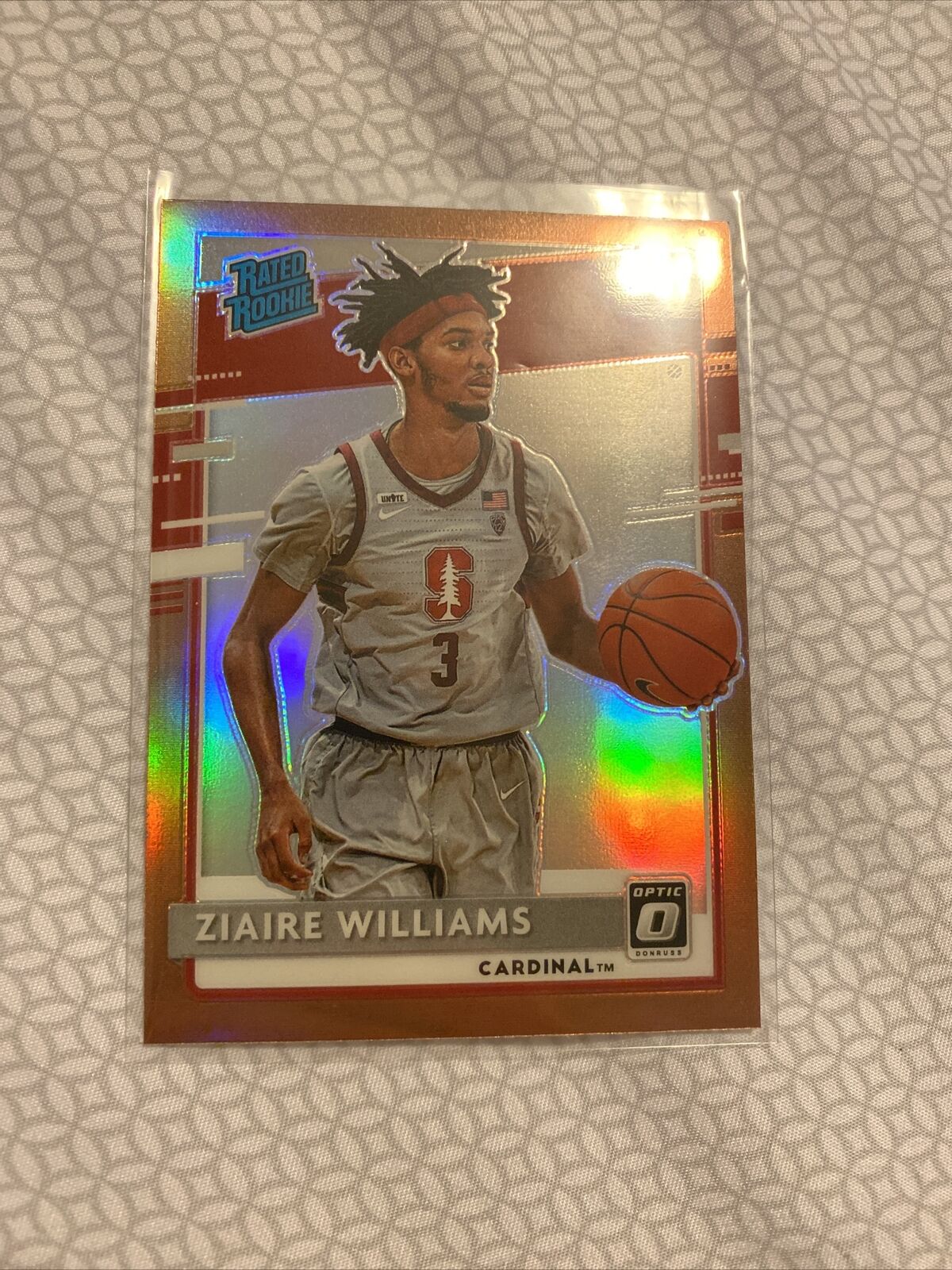 ZIAIRE WILLIAMS OPTIC Silver Prizm RATED ROOKIE BRONZE PARALLEL #216 RC#216