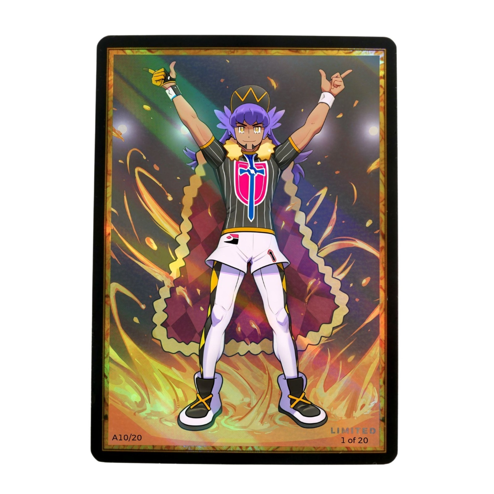 Pokemon Leon Custom Art Card Holo Limited /20 PokeTrainerVerse Pokemon Leon Custom Art Card Holo Limited /20 PokeTrainerVerse